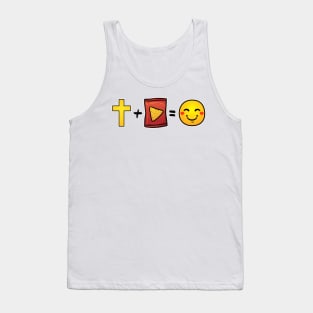 Christ plus Corn Chips equals happiness Tank Top